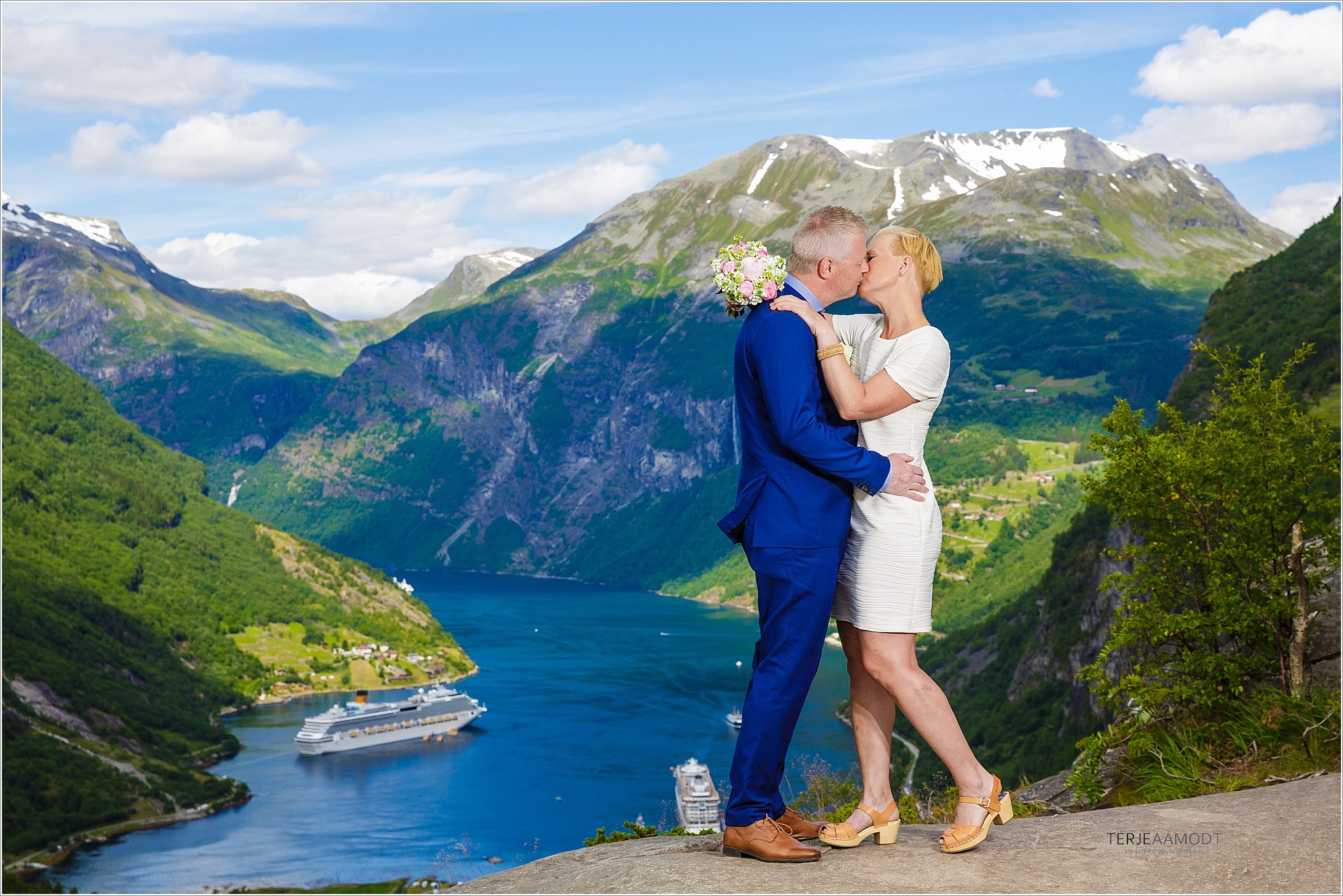 Bryllup i Geiranger ⎜ Bryllupsfotografering
